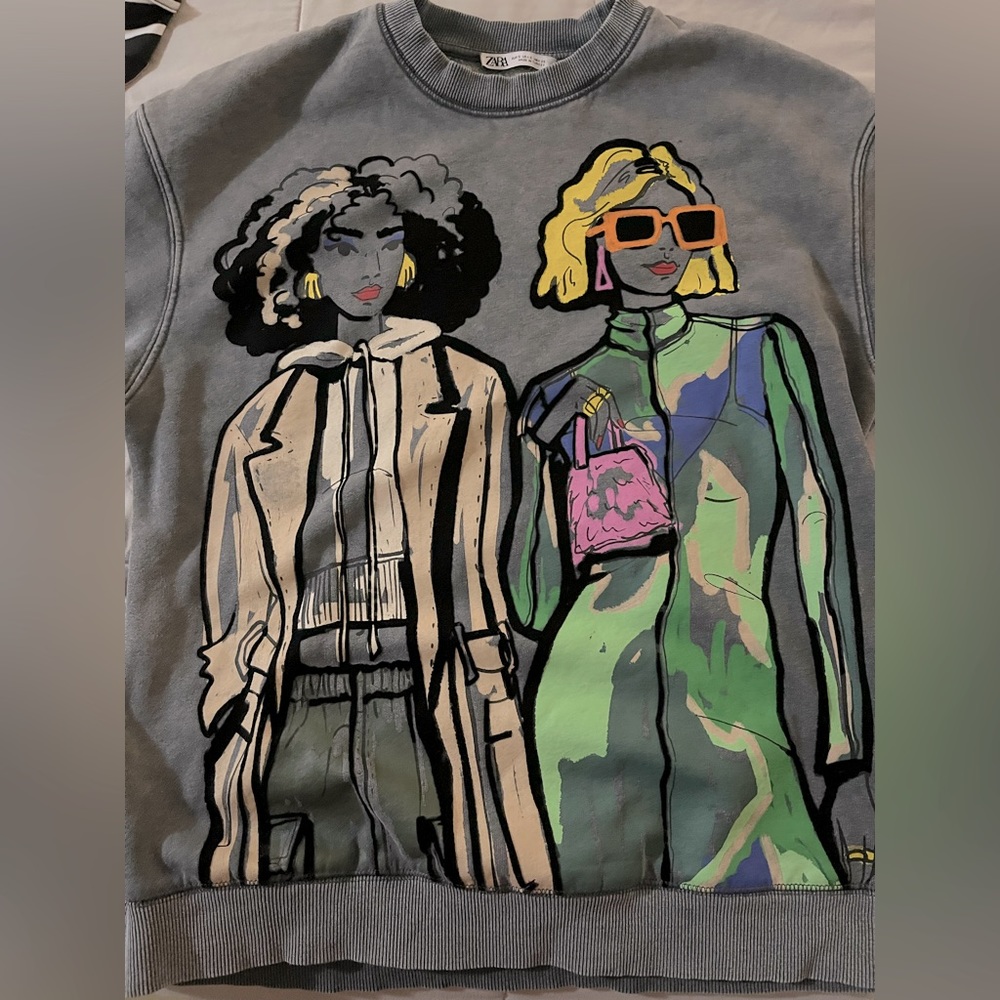 Zara sweatshirt (abstract)